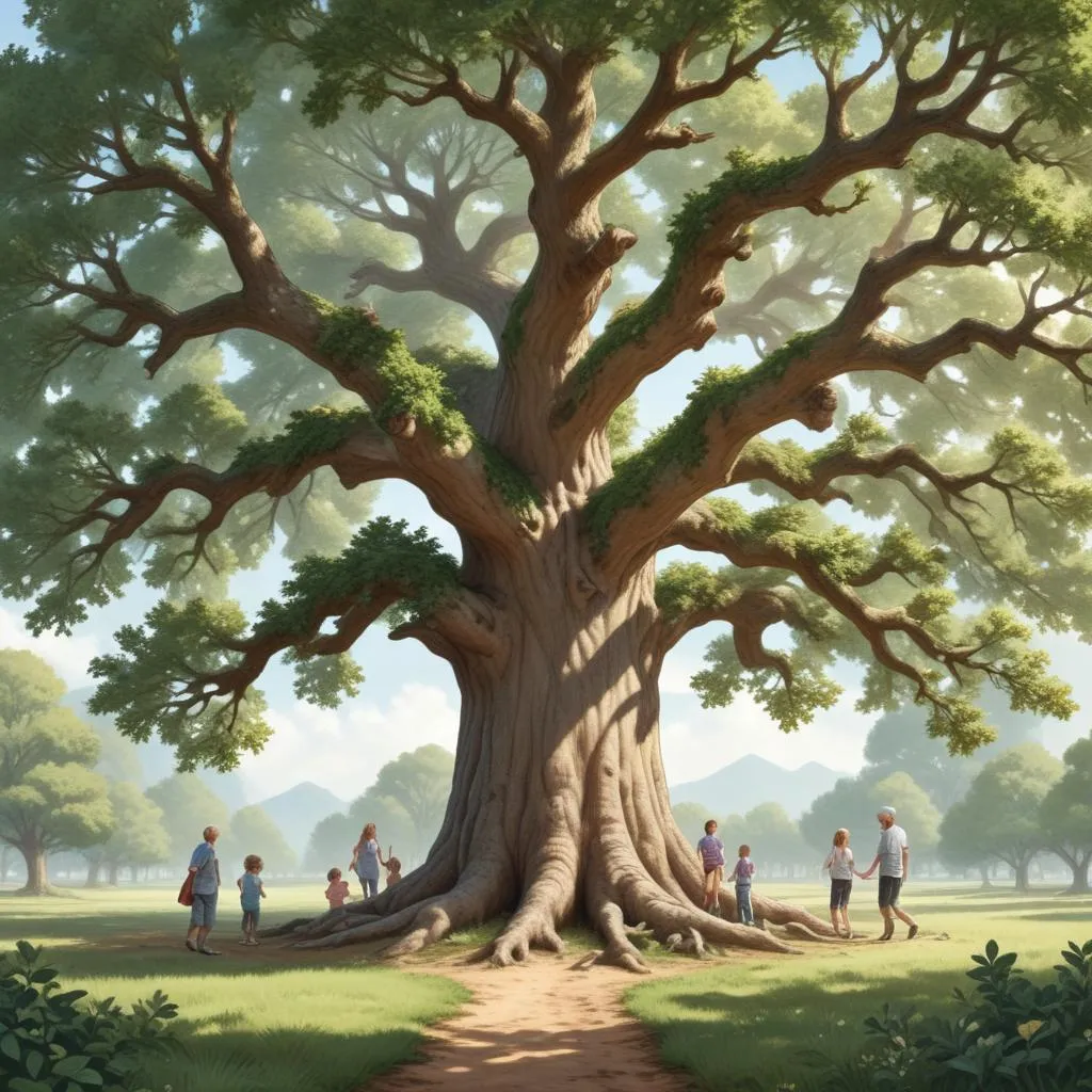 Mature oak tree representing long-term financial growth through resilience